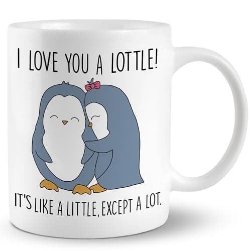 JRTW Penguin Coffee Mug, Cute Penguin Gifts Cup