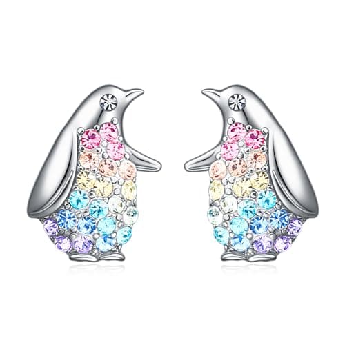 Penguin Stud Earrings for Women,Animal Penguin Earrings Gifts Jewelry (Earrings Penguin)