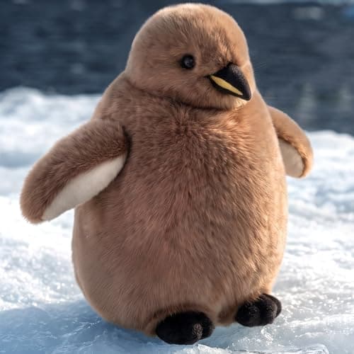 OUOZZZ Penguin Stuffed Animal, Mini Plush King Penguin Chick Baby Toy 8"