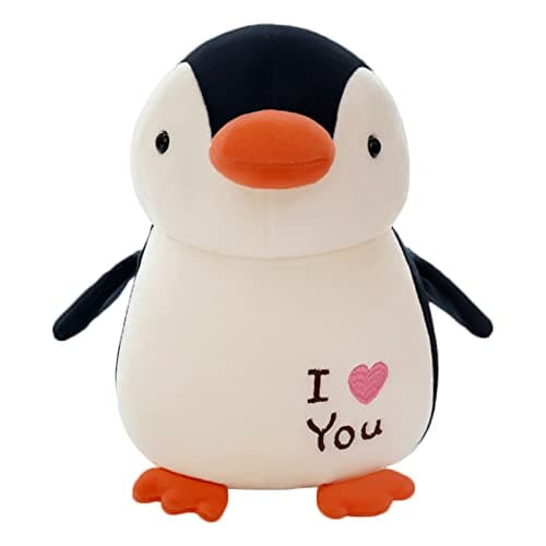 zhidiloveyou 9.84" Penguin Stuffed Animal Plush, Stuffed Penguin Cute Toy