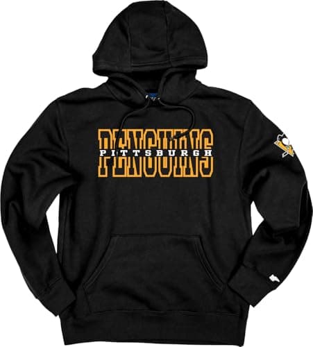 Blue 84 Pittsburgh Penguins NHL Officially Licensed Hooded Sweatshirt Top Level, X-Large Team Color