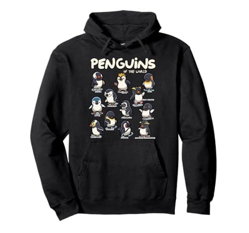 Penguin Penguins Animals of the World Penguin Lovers Pullover Hoodie