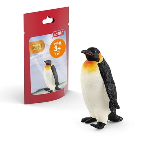 Schleich Wild Life - Emperor Penguin Toy Figurine - Kids Ages 3+ | 14841