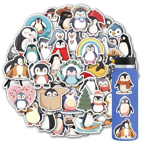 102 Pack Cute Penguin Stickers for Teens,Fun Penguins Gifts Stickers