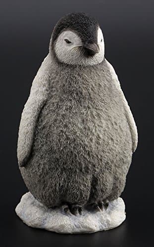 4.88 Inch Baby Penguin Standing Decorative Figurine, Gray and White