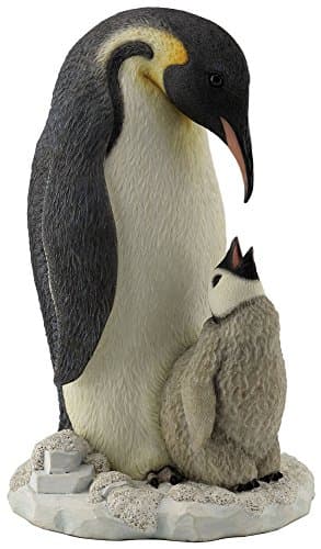 9 Inch Animal Figure Penguin wHungry Youngster Collectible Display