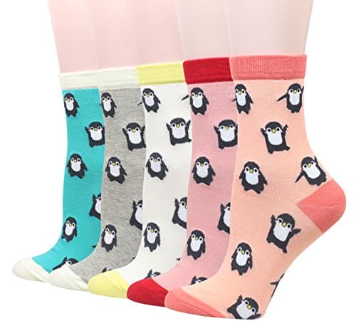 Womens Penguin Socks Penguin Gifts Novelty Socks Slippers for Women Girls